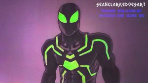 Sean Clarke's Spiderman Glow Stealth Suit