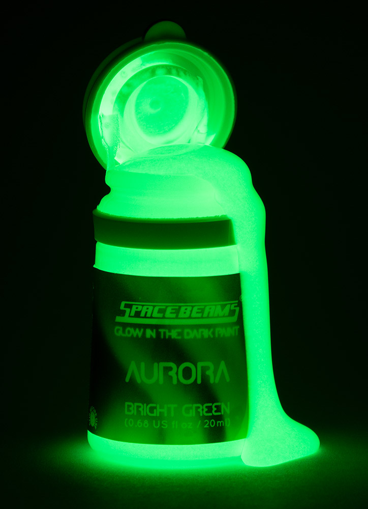 20ml Aurora Bottle Open Glowing